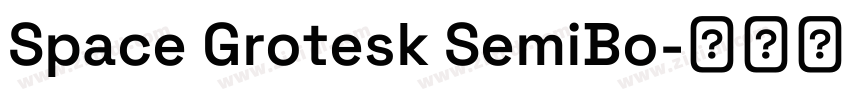 Space Grotesk SemiBo字体转换